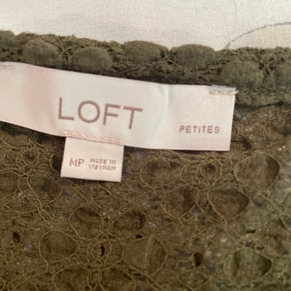 Olive green Loft top - Picture 3 of 5